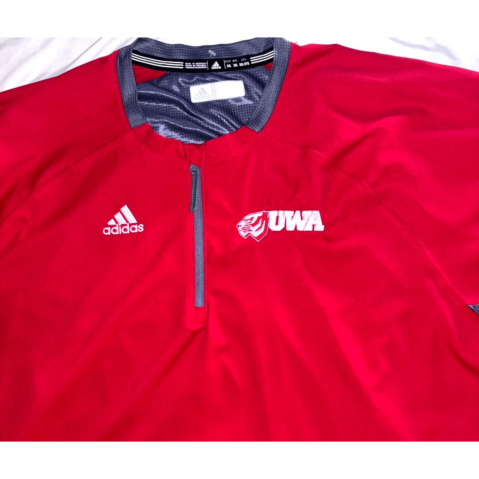 Adidas University Of West Alabama (Uwa) Quarter-Zip Pullover 3xl